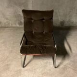 Vintage IKEA chrome armchair