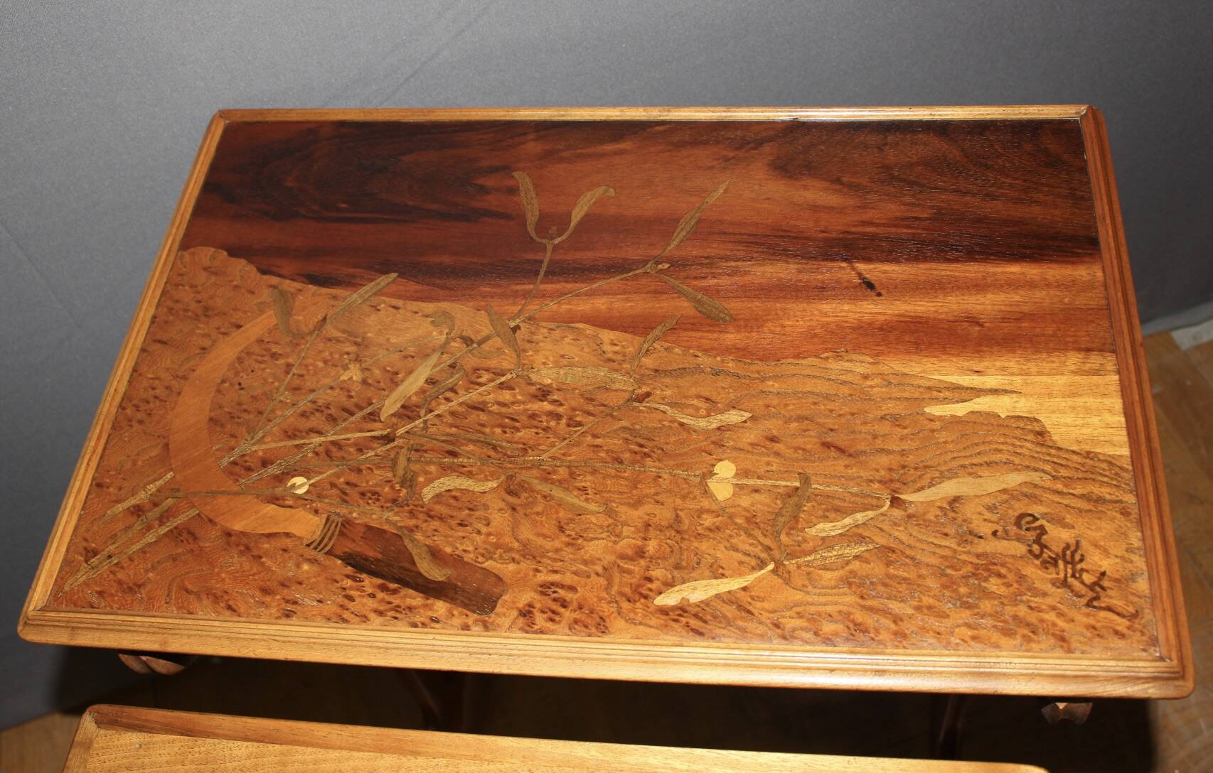 Nested Tables by Emile Gallé around 1900
