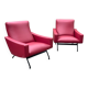 Pair of Gilbert Steiner design armchairs, Galion model, published by Steiner
