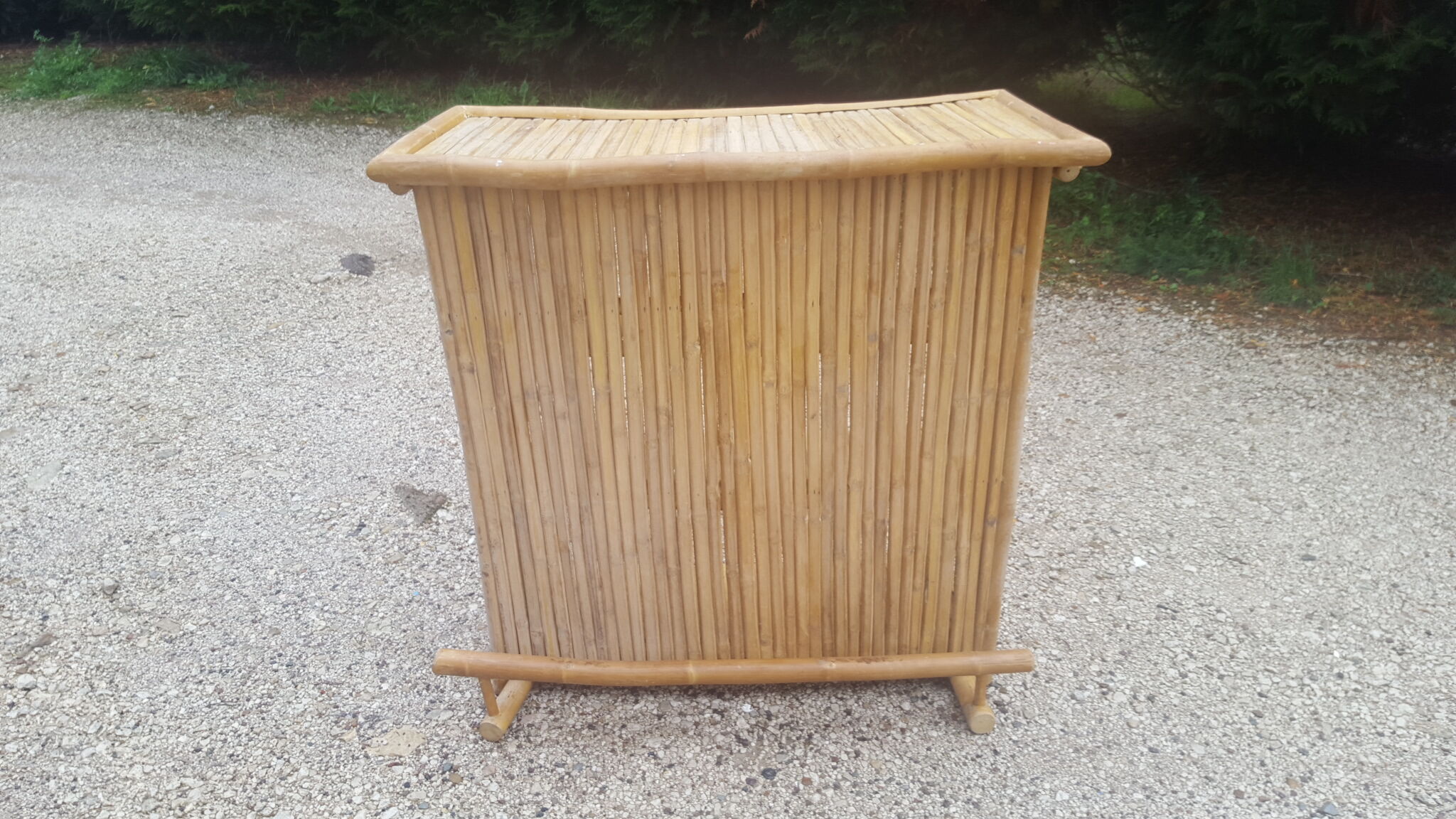Vintage bamboo bar