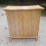 Vintage bamboo bar