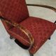 Pair of H410 Type C burgundy armchairs by Jindrich Halabala for Thonet