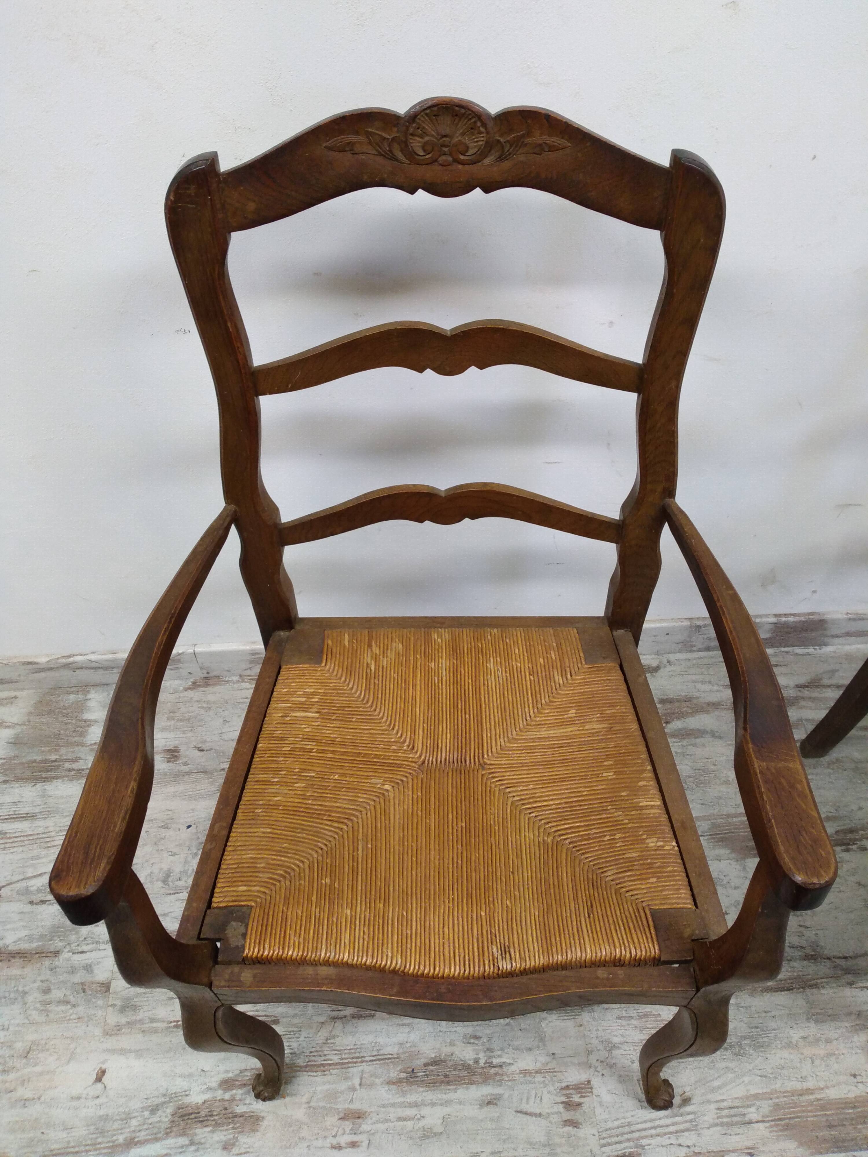 Old regency armchairs