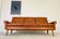 Svend Skipper vintage Danish mid-century 3 person sofa in cognac leather 1960