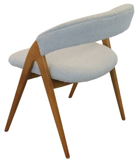 WK möbel style fauteuil / stoel in Teddy 'Mehlmels'