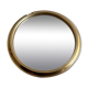 Miroir rond doré vintage