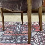 Art Deco bridge armchair in beech