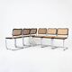 Set of 6 Dining Chairs Style B32 by Marcel Breuer