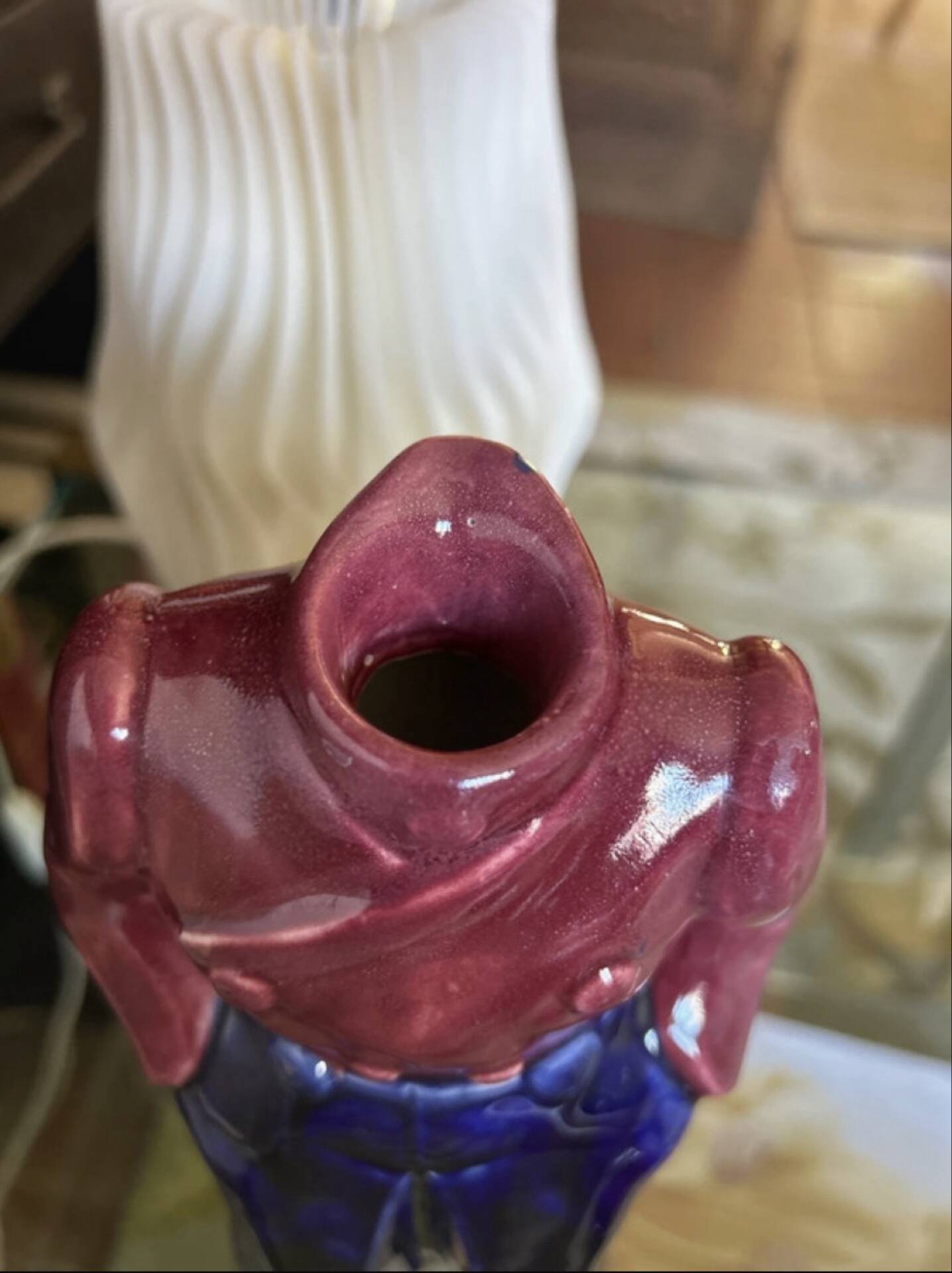 Bouteille en céramique Tchantchès