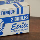 2 boules de pétanque française marque Etoile