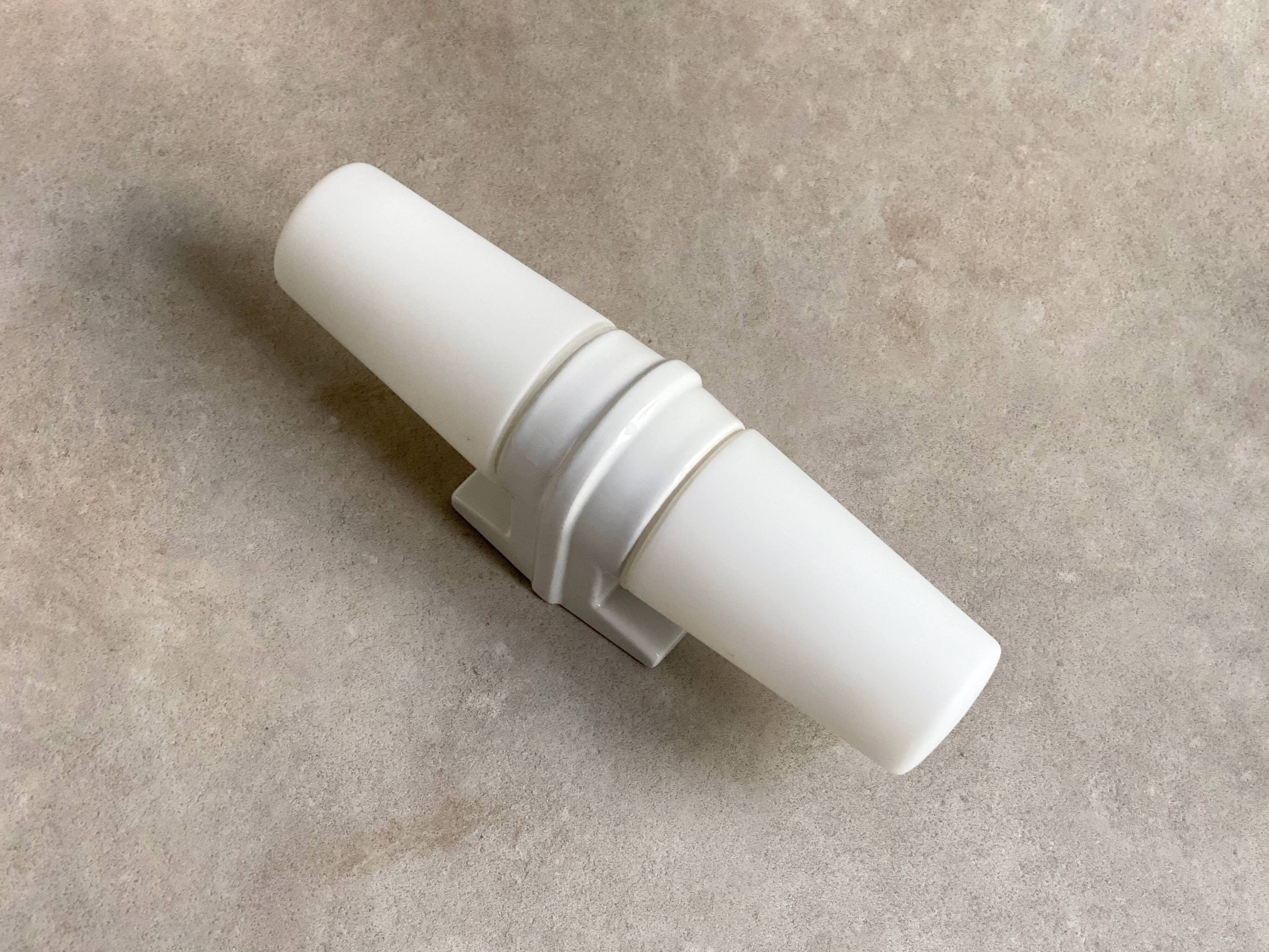 Vintage IFÖ 6060 - Bromölla IKEA ceramic & glass wall lamp, double light