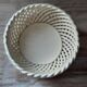 Openwork ceramic basket