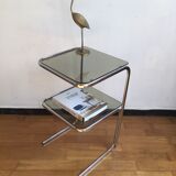 Chrome side table