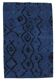 7x10 Midnight Blue Anatolian Wool Vintage Carpet, 204x296 Cm