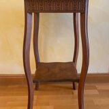 Antique carved wooden and marble console – late 19th century