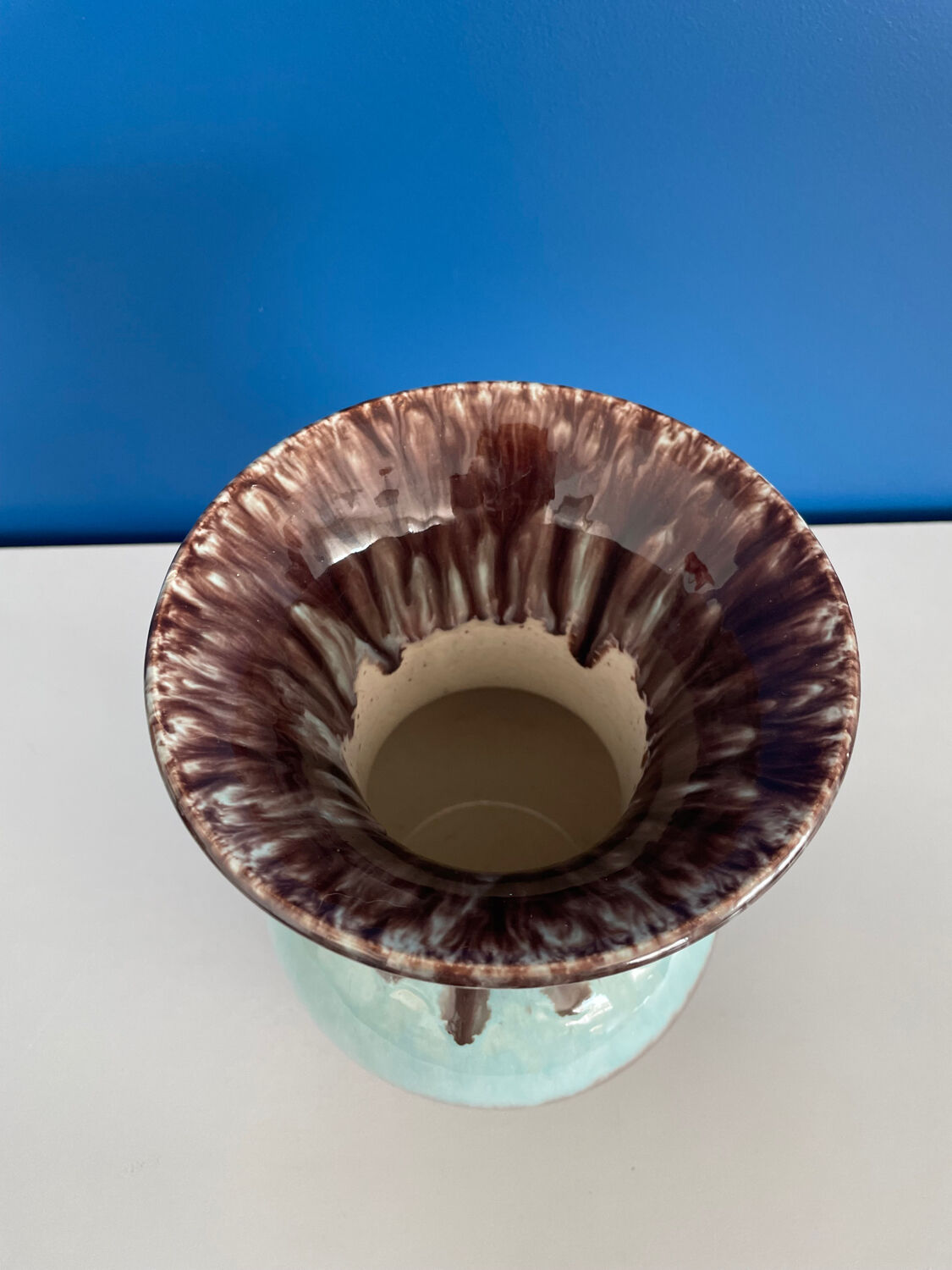 Blue and brown vase Germany