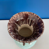 Vase germany bleu et maron
