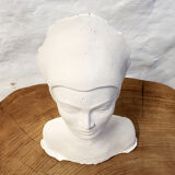 Woman bust in plaster