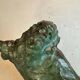 King Lear, green patinated bronze, Victor Rousseau (1865-1954) around 1905