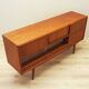 Buffet haut en teck, design danois, années 1970, production : Danemark