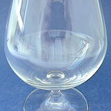 Suite of six tasting glasses of colorless crystal cognac