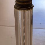 Pied de lampe style art deco en verre