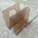 Plexiglass design magazine holder de Michel Dumas for Roche Bobois, 1960
