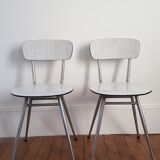 Set of 2 formica chairs