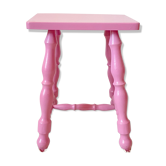 Vintage pink stool