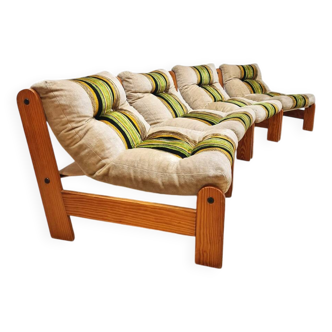 Fauteuils de salon vintage fauteuil des années 70