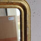 Antique Louis-Philippe gilded small mirror