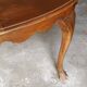 table en acajou parqueté chippendale époque 1950