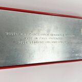 Portemanteau mural "Minivip" rouge par Benanti & Brunori pour Velca Legnano, 1970s