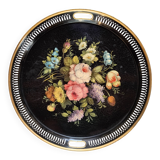 Large "Napoleon III" hand-painted platter