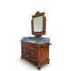 The antique walnut vanity , 19th century