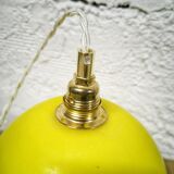 Vintage opaline yellow lamp