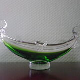 Murano glass ashtray in the shape of a gondola - Italy
