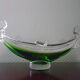 Cendrier en verre de Murano en forme de gondole Italie
