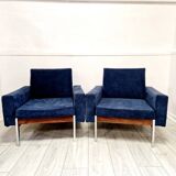 Paire De Fauteuils Club Danois Du Milieu Du Siècle Dernier De Style Kiushu