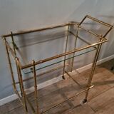 Bamboo brass rolling table 1970