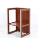 Set of 3 teak convertible children's chairs / stools / side tables, 1960s