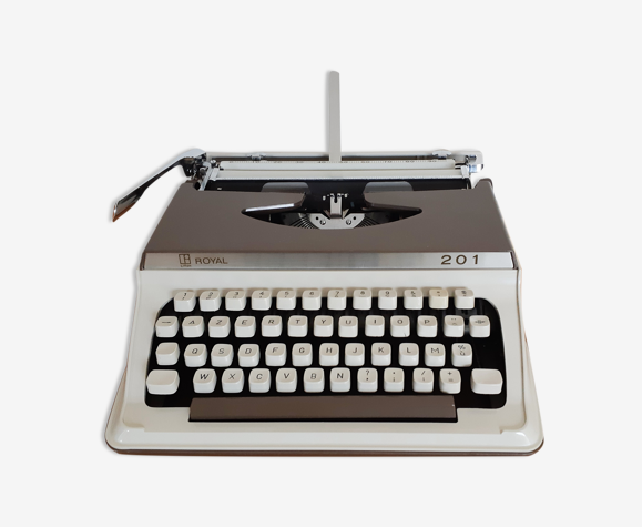 Machine à écrire portable Royal 201, vintage , fonctionnelle