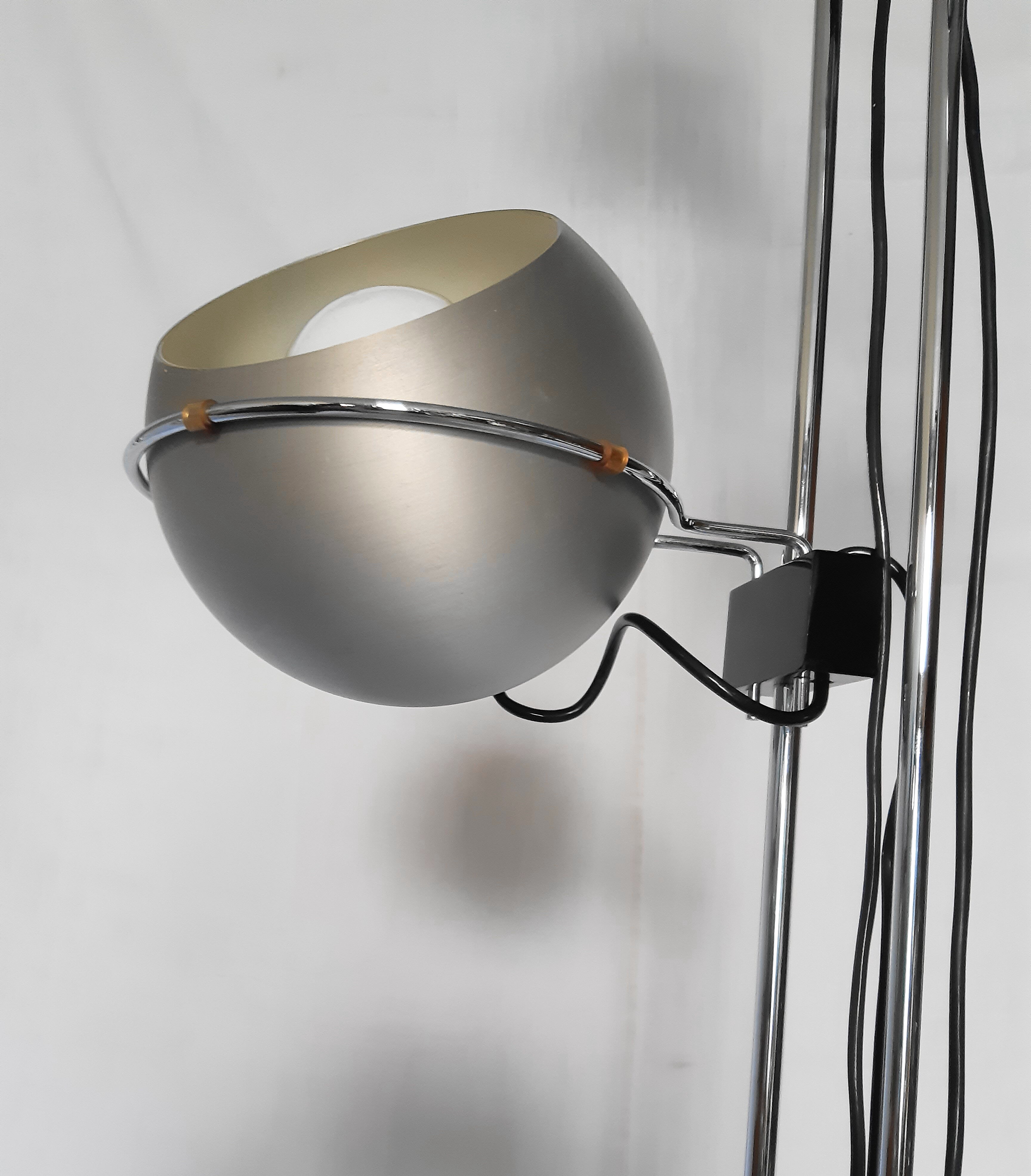 Floor lamp 3 globes "eyes-ball" by Goffredo Reggiani, 70s