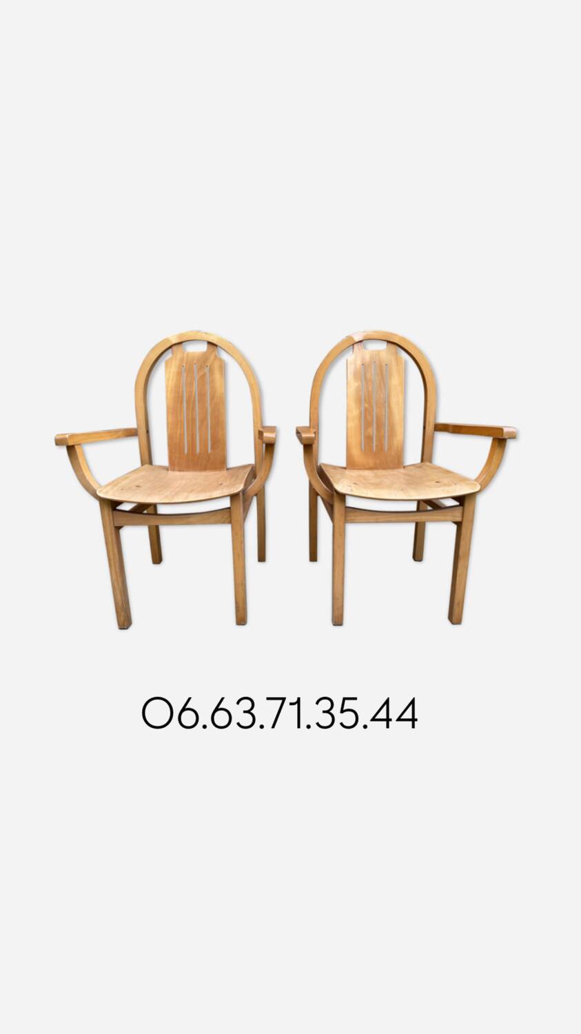 Pair of Baumann armchairs, Argos models.