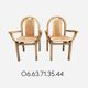 Pair of Baumann armchairs, Argos models.