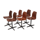 Set of 6 chairs Pagholz foot star