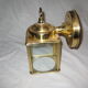 Brass wall light