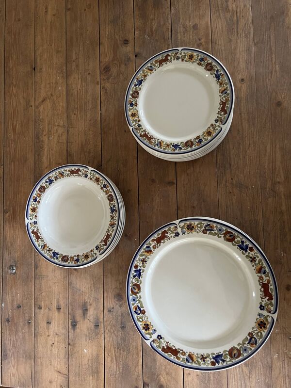 Vaisselle Villeroy & Boch ''troubadour