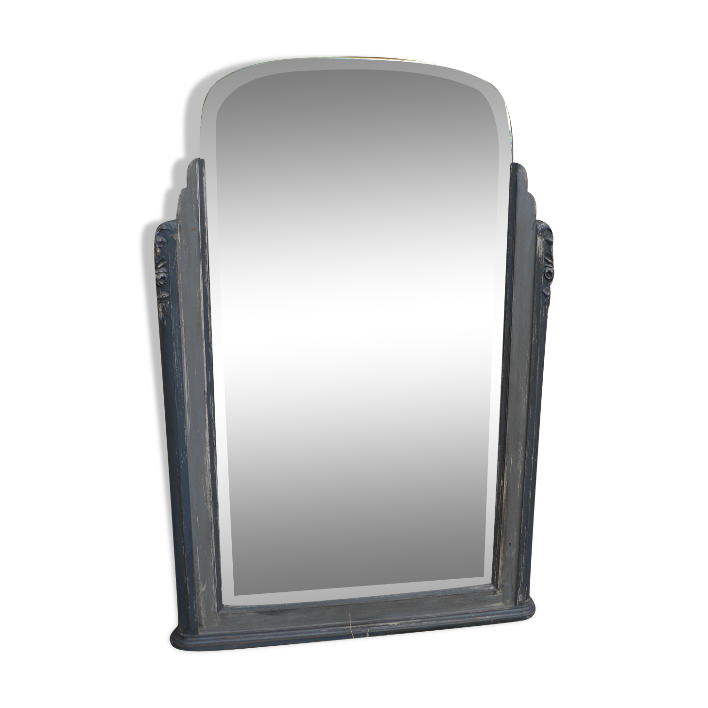 Mirror beveled chimney skated 1925 - 86 x 129 cm