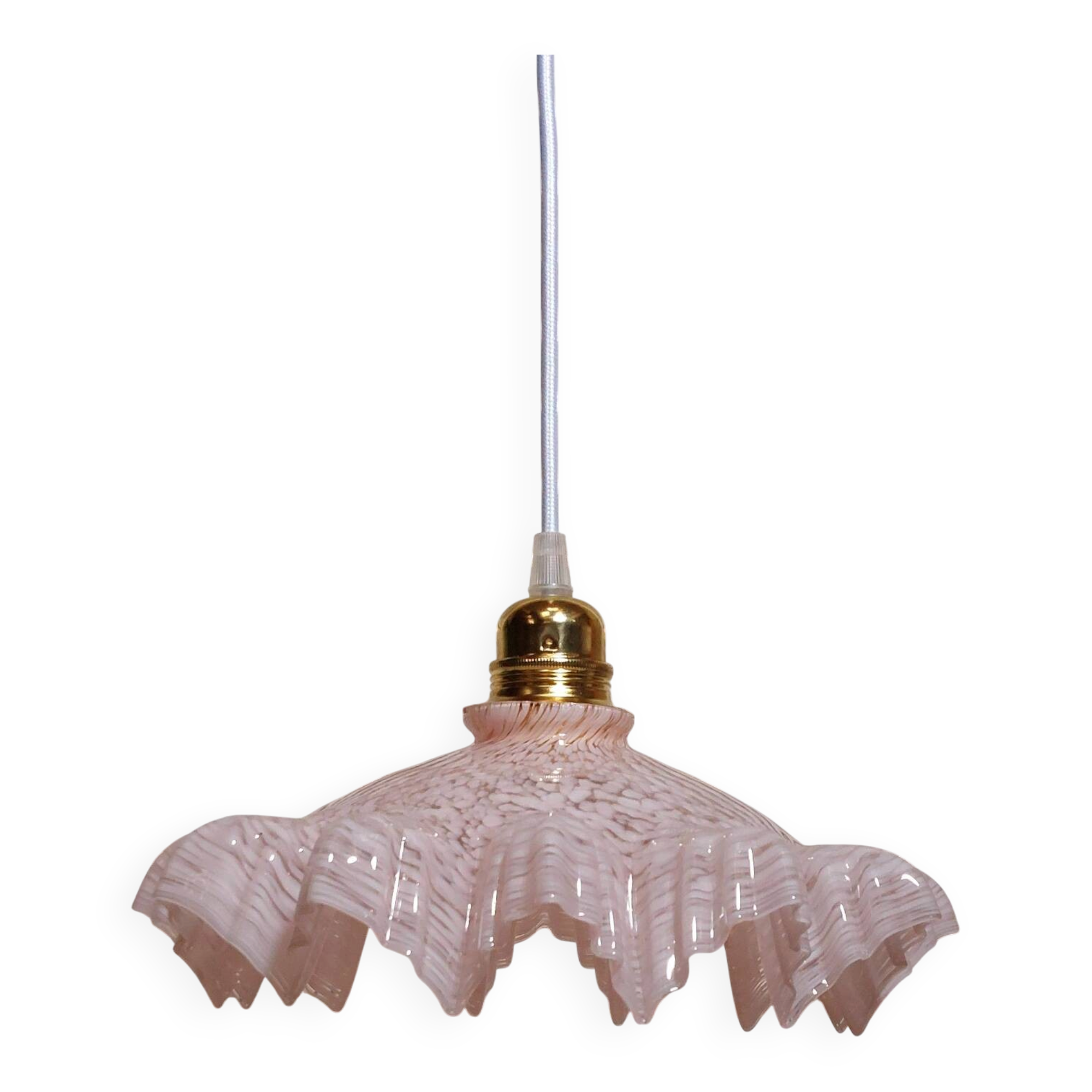 Clichy pink glass pendant
